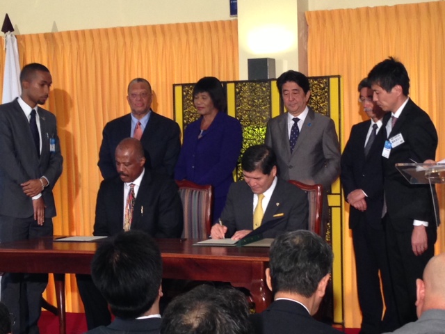 Creation of the Caribbean Islands Exchange Program — Prime Minister Shinzo Abe in Attendance; a Memorandum of Understanding (MOU) Signed Between the University of the West Indies and Sophia University