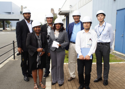 Six Journalists from the Pacific Islands and the Caribbean Visited Japan
