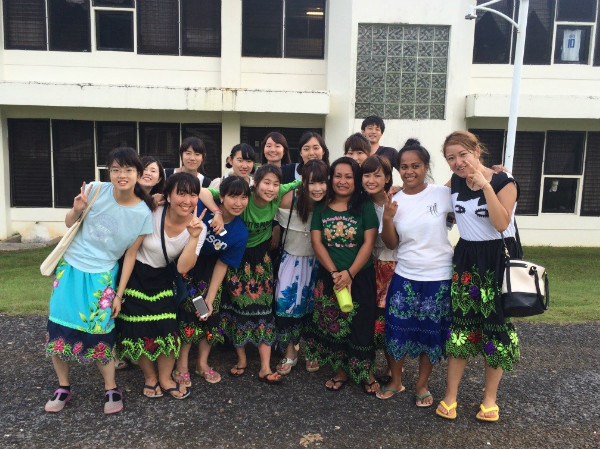 上智大学・短期大学部のミクロネシア短期大学における夏期研修に同行