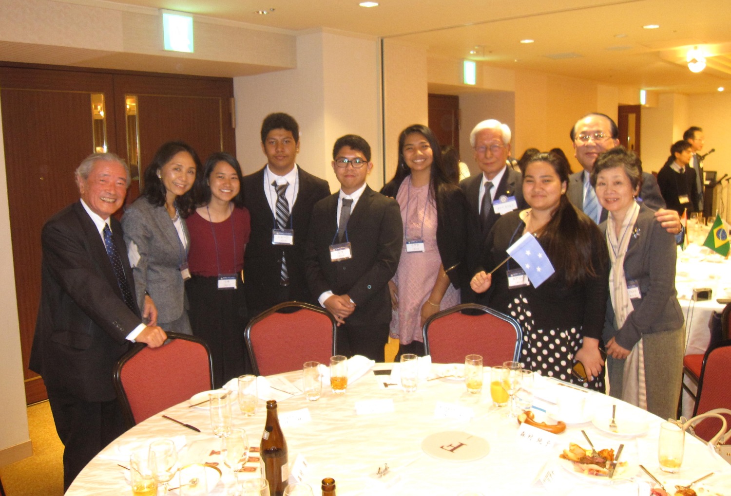 Xavier Exchange Students Participate in Oktoberfest