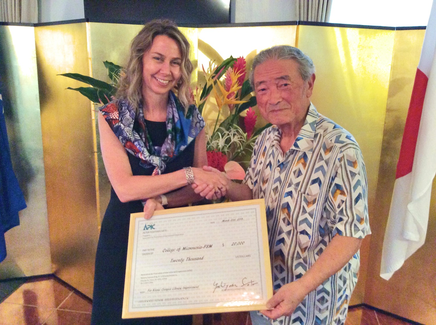 APIC President Peter Sato’s Visit to Micronesia