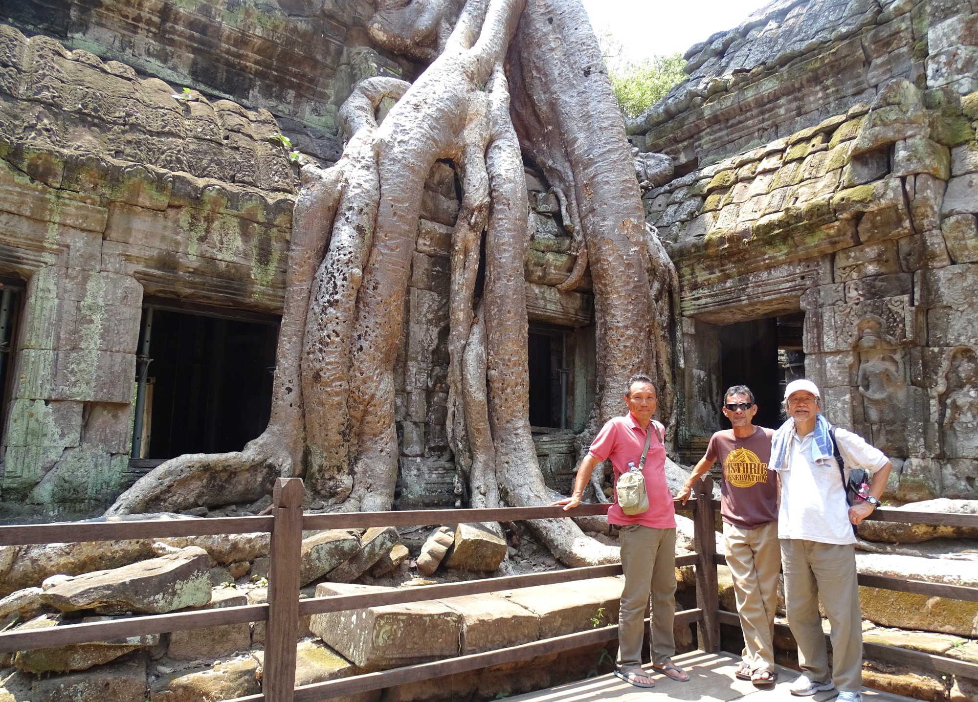 FSM National Historic Preservation officer Mr. Augustine Kohler Invitation & Tour of Japan-Cambodia Bilateral World Heritage-related Facilities  