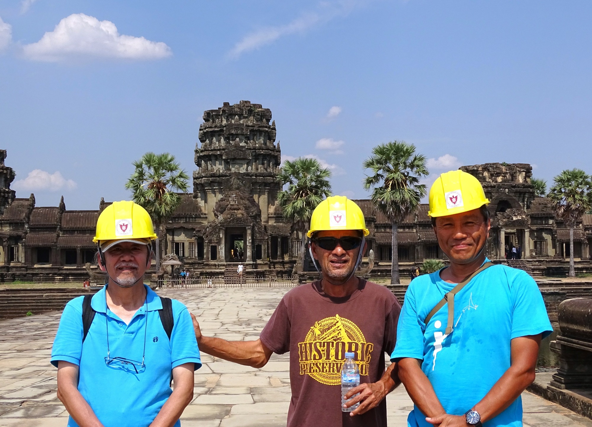 FSM National Historic Preservation officer Mr. Augustine Kohler Invitation & Tour of Japan-Cambodia Bilateral World Heritage-related Facilities 