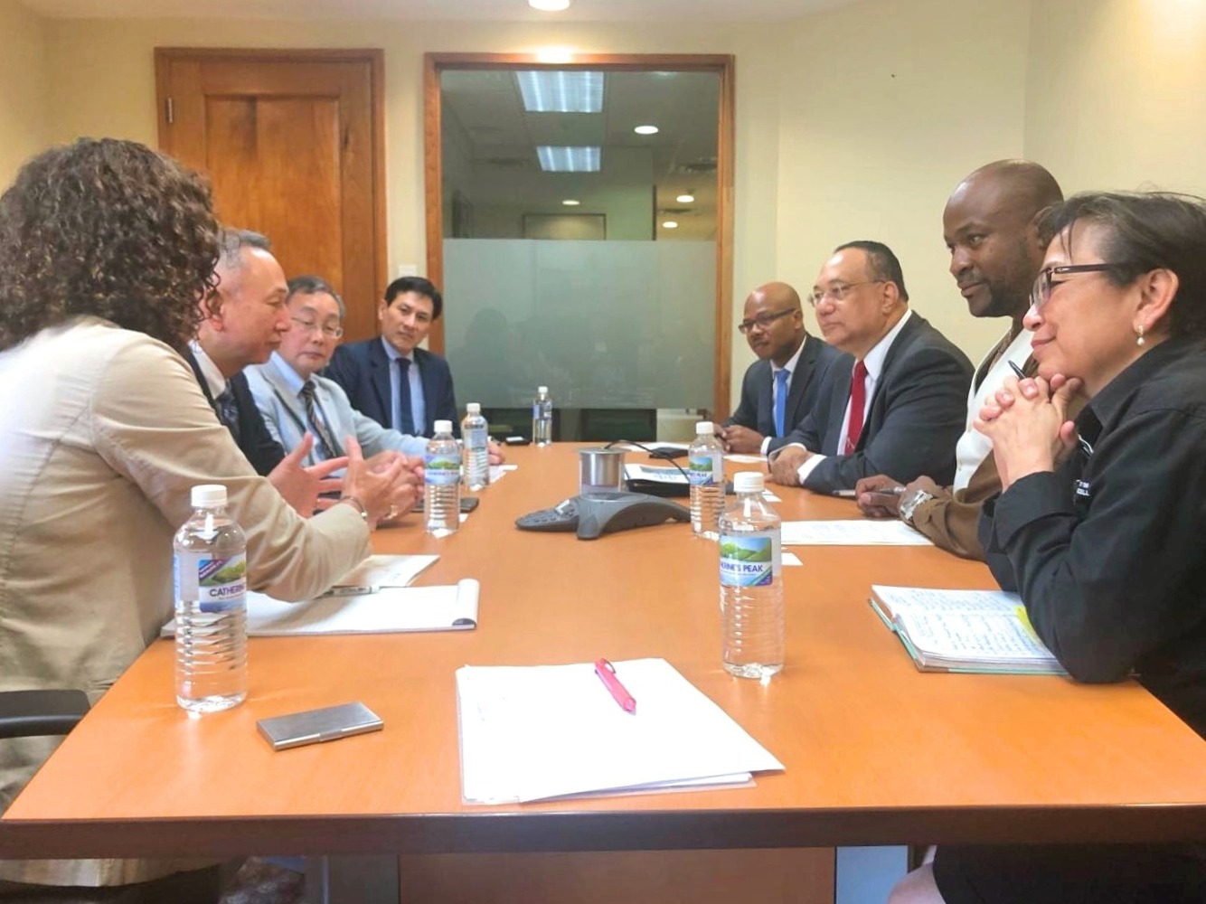 Visit to Caribbean Islands with Sophia University President Terumichi