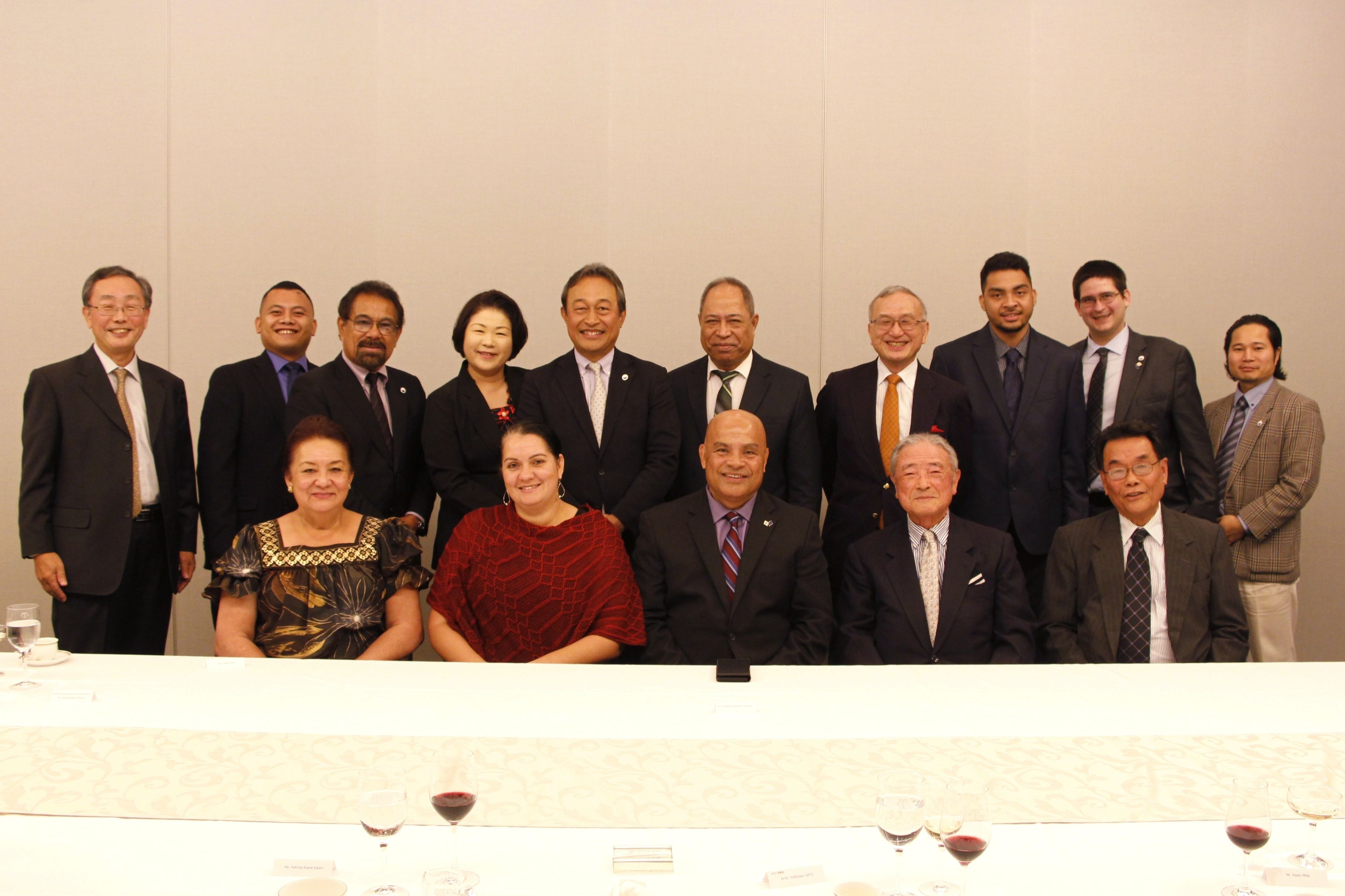 パニュエロ・ミクロネシア連邦大統領一行 歓迎夕食会