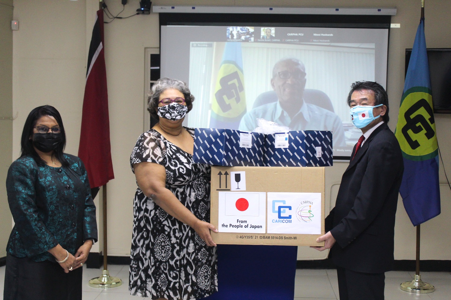 Japan・CARICOM Friendship and Cooperation Fund Support Donation of COVID-19 Test Collection Kits to Caribbean Public Health Agency