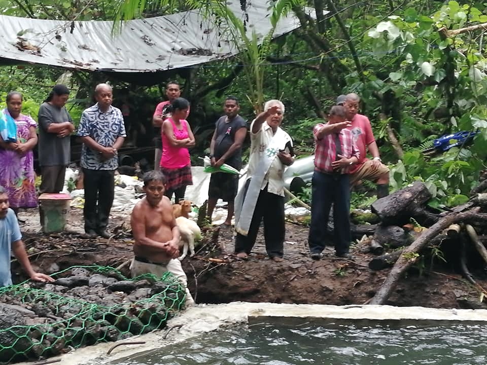 ポンペイ州キチ地区ウォン村の貯水池・排水システム改修プロジェクト