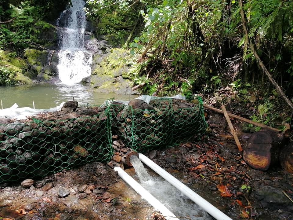 ポンペイ州キチ地区ウォン村の貯水池・排水システム改修プロジェクト
