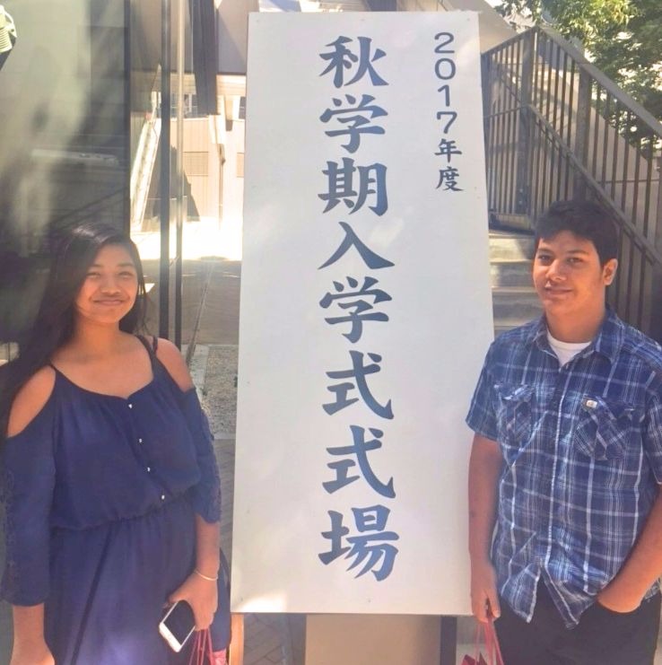 Xavier Exchange Students Attend Opening Ceremony at Sophia University