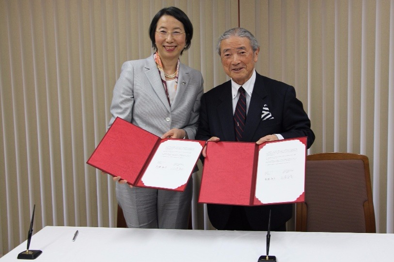 津田塾大学　MoU　締結式
