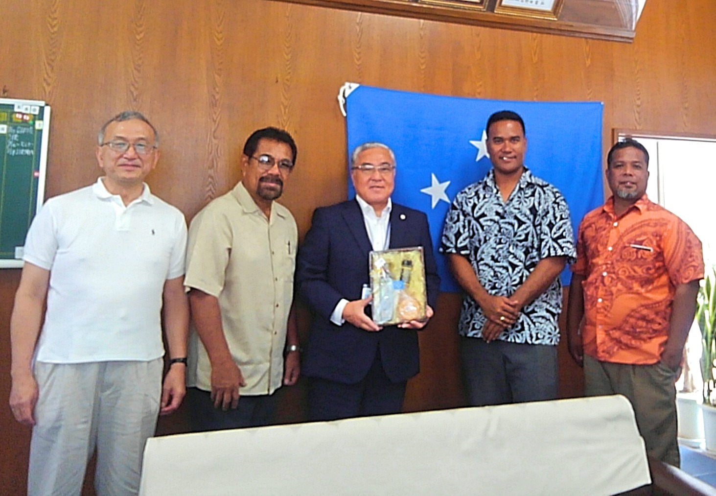 太平洋諸国リーダー招待計画　ミクロネシア連邦チューク州若手リーダー招待計画①