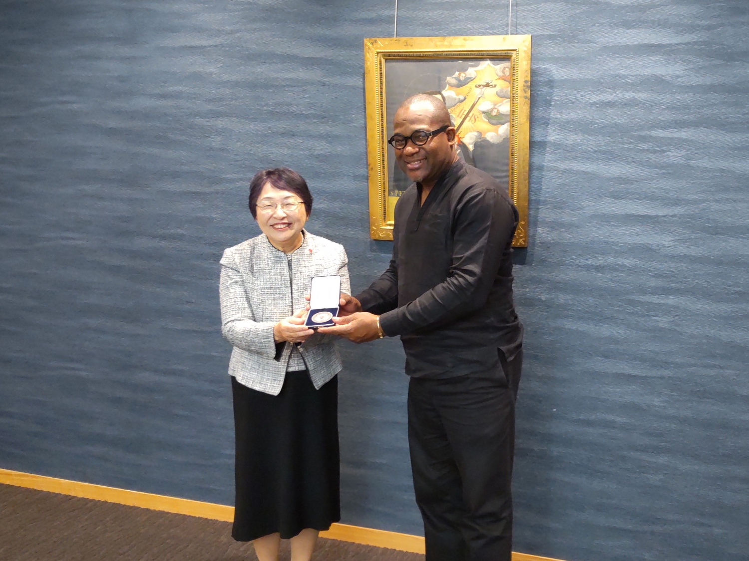 上智大学の杉村学長を表敬訪問