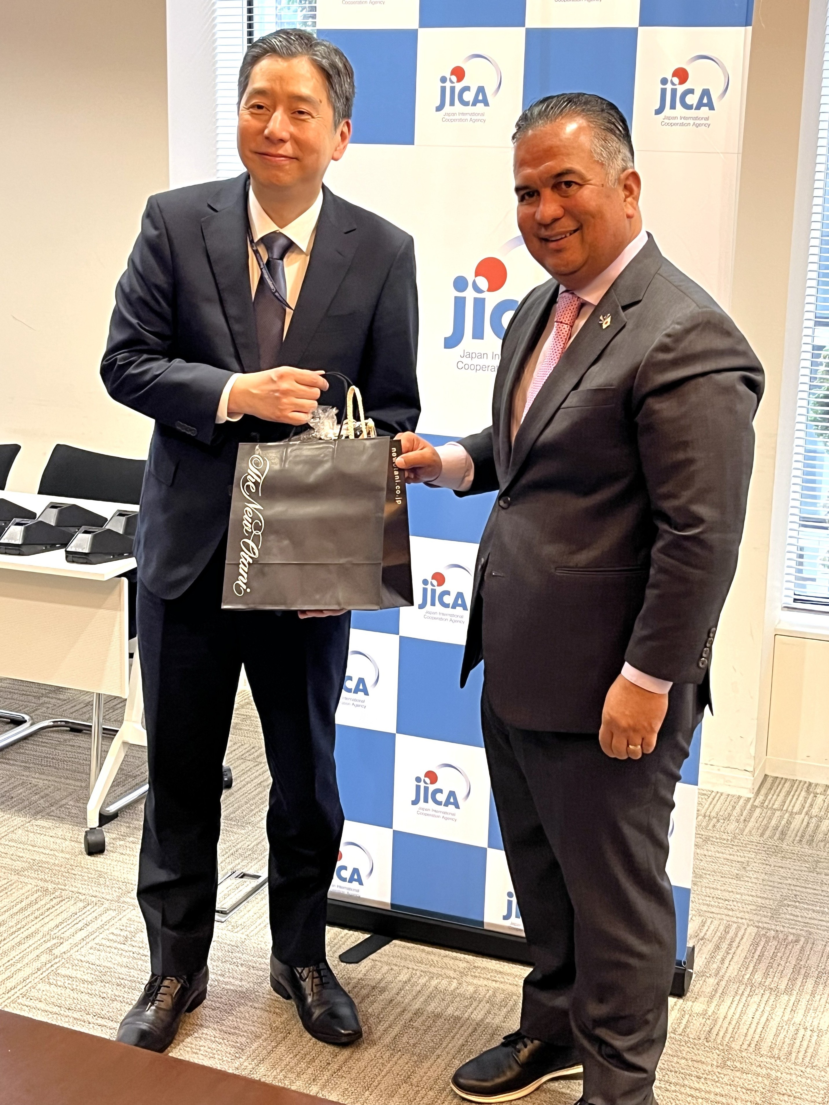 JICA早川理事との会談にて