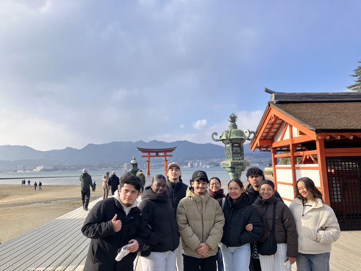 APICの留学生たちが広島にて国内研修