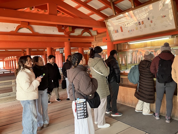 APICの留学生たちが広島にて国内研修