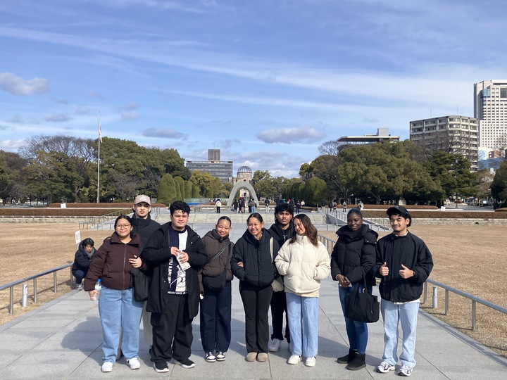APICの留学生たちが広島にて国内研修